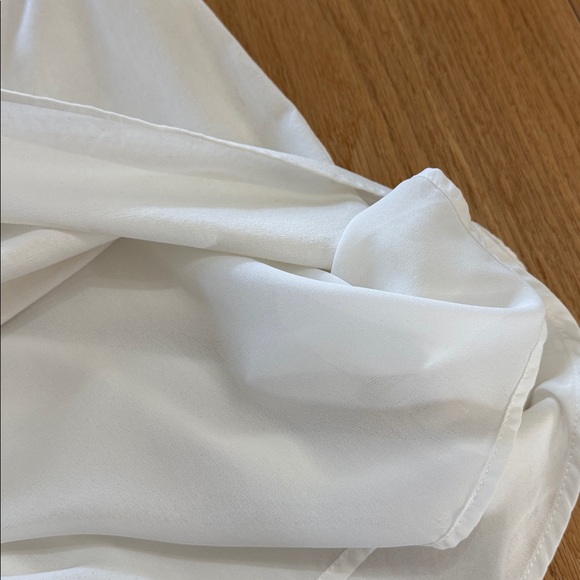 Lulu's Elegant Pure Serenity White Off-the-Shoulder Puff Sleeveless Mini Dress - Picture 8 of 14